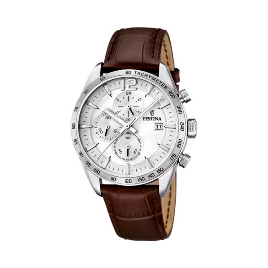 Festina Gents Silver Dial Watch