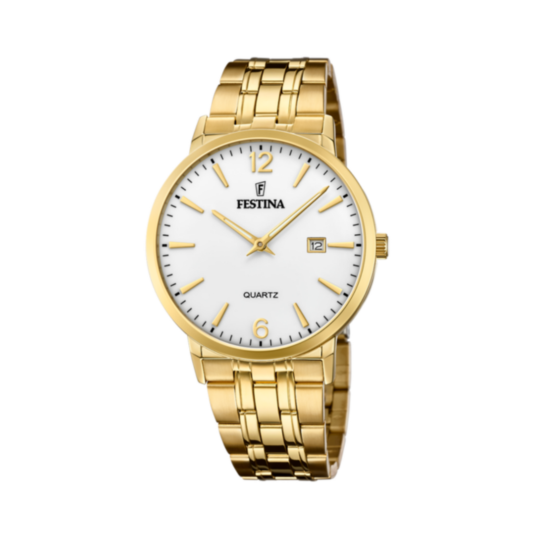 Festina Gents Steel Silver Dial Watch