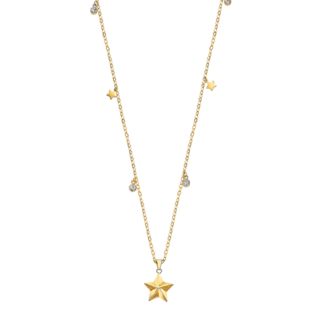 Lotus Style Women's Gold Plated Necklace
