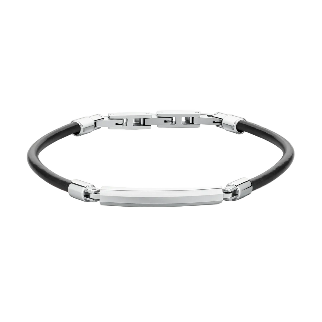 Brosway Black Leather Bracelet