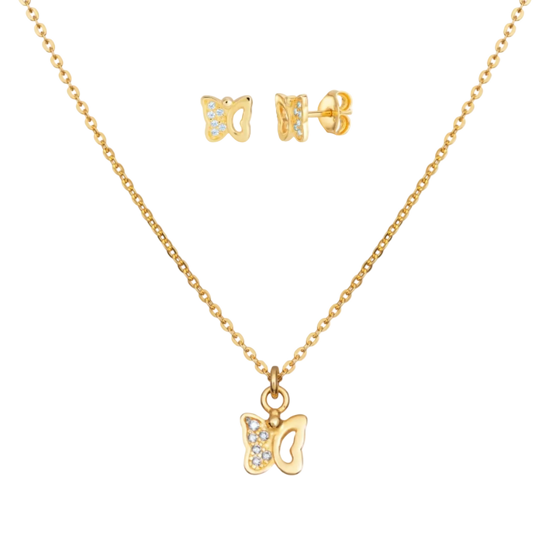Ladybird Earring & Necklace Set