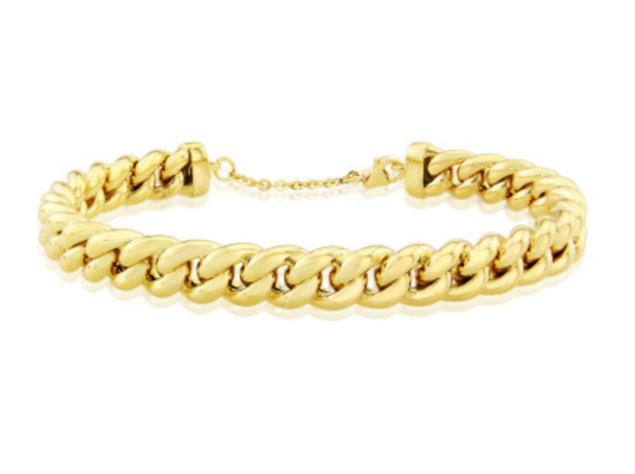 9ct Yellow Gold Chain Bangle