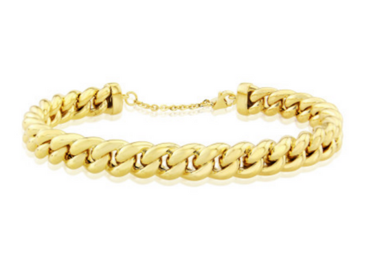 9ct Yellow Gold Chain Bangle