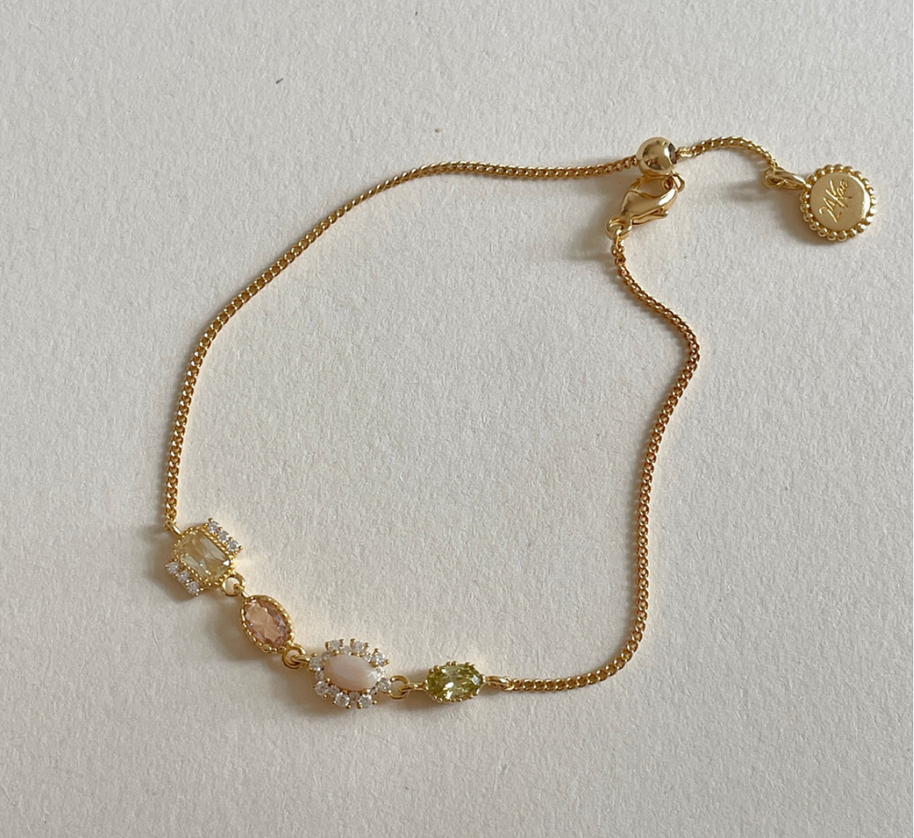 Bracelet With Colored Stones