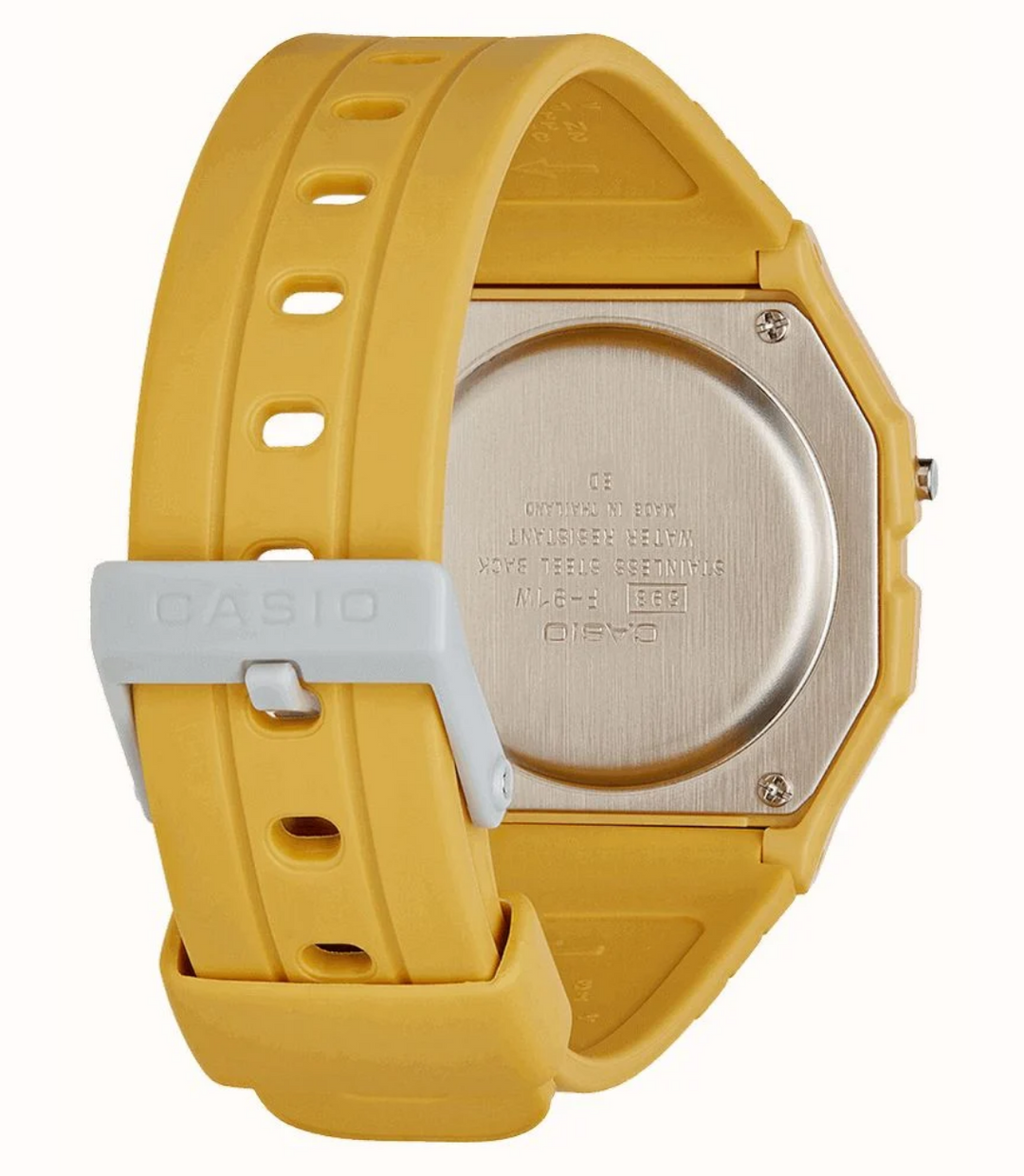 Casio Vintage Digital Dial / Mustard Yellow Resin