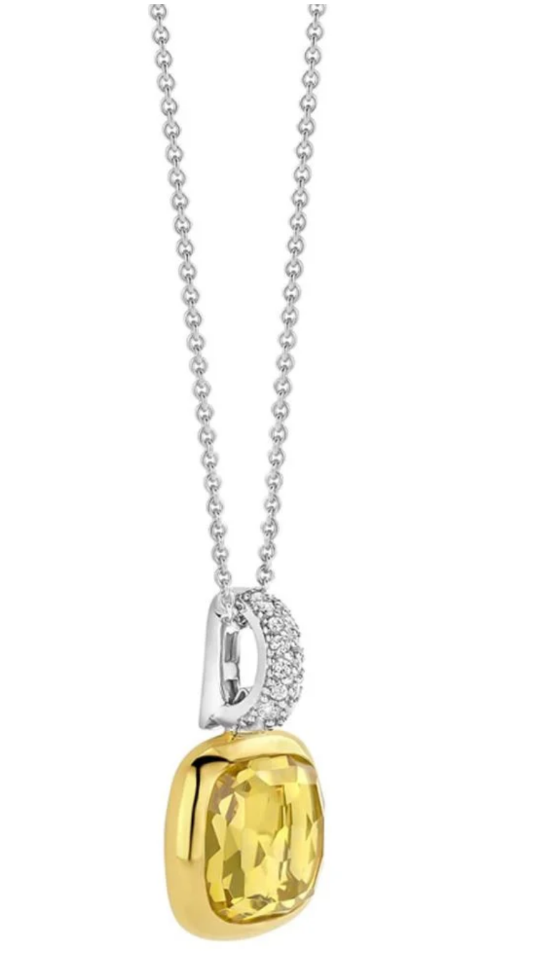 Ti Sento 925 Sterling Silver Yellow Pendant