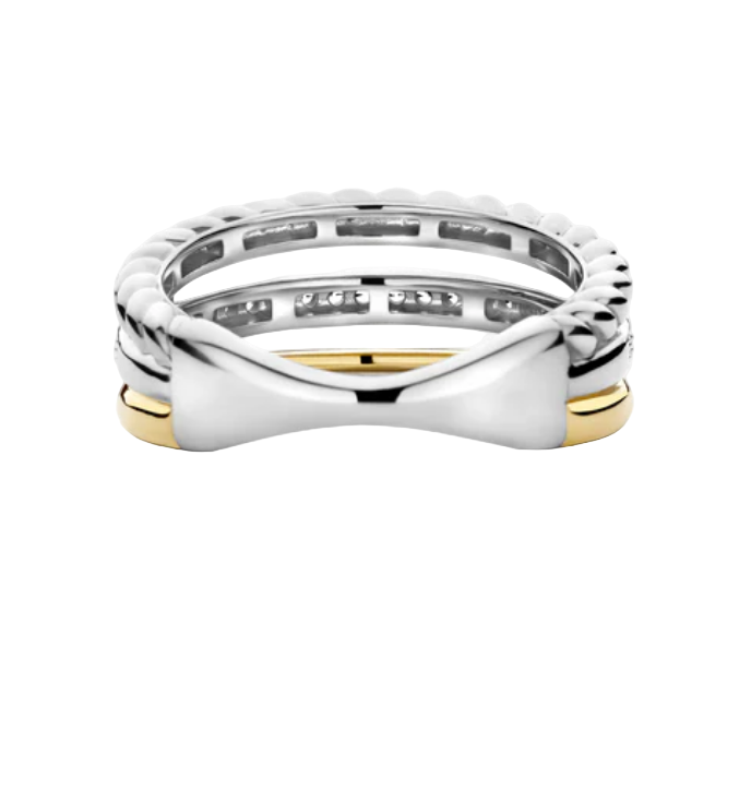 Ti Sento Gold Plated Silver Ring