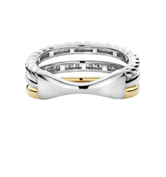 Ti Sento Gold Plated Silver Ring