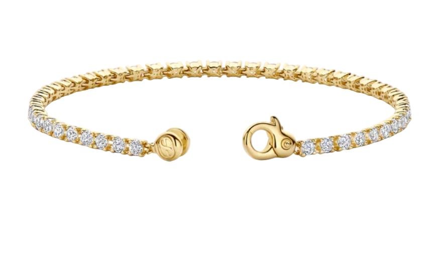 Ti Sento Milano Gold Plated Tennis Bracelet