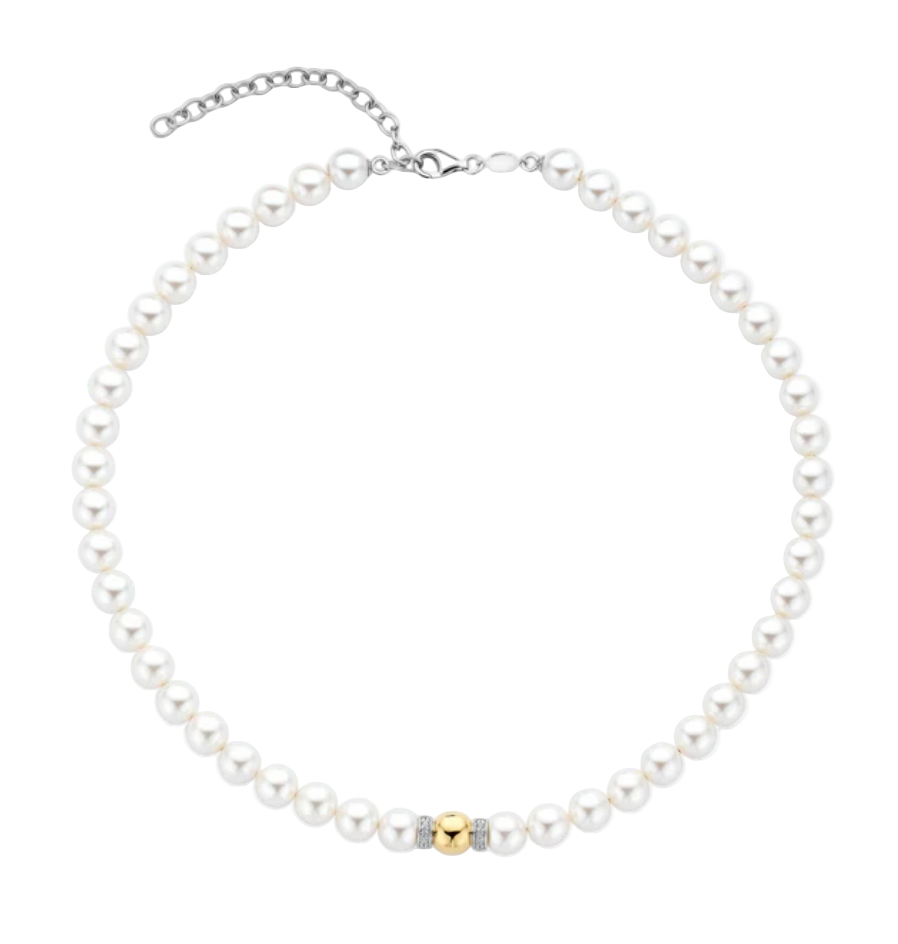 Ti Sento Pearl Necklace