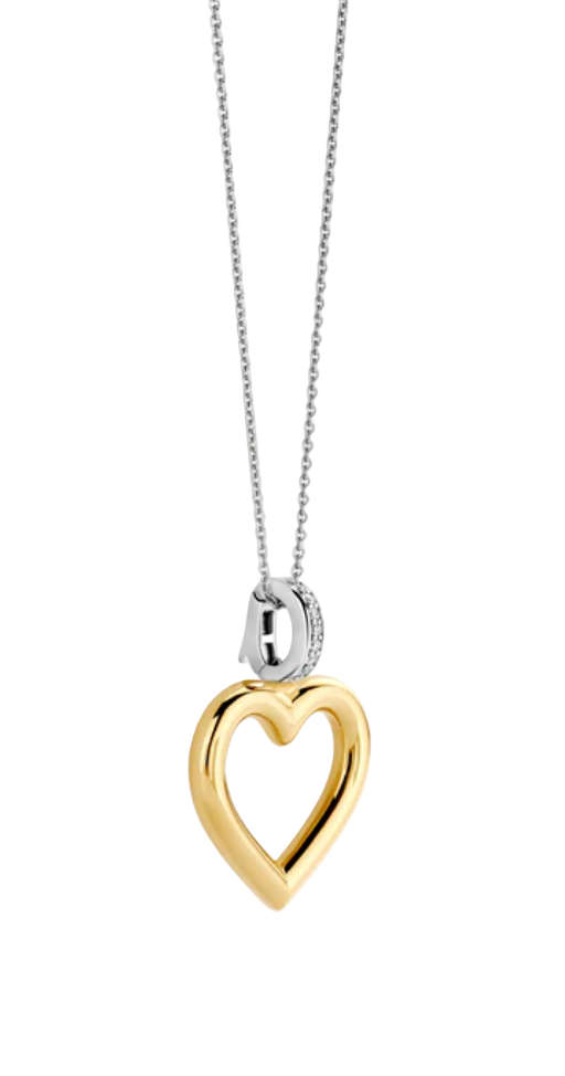 Ti Sento Ladies Necklace with Heart Pendant