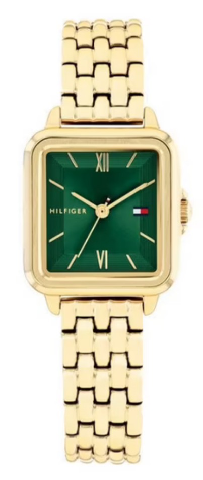 Tommy Hilfiger Gold Steel Green Dial Women's Watch
