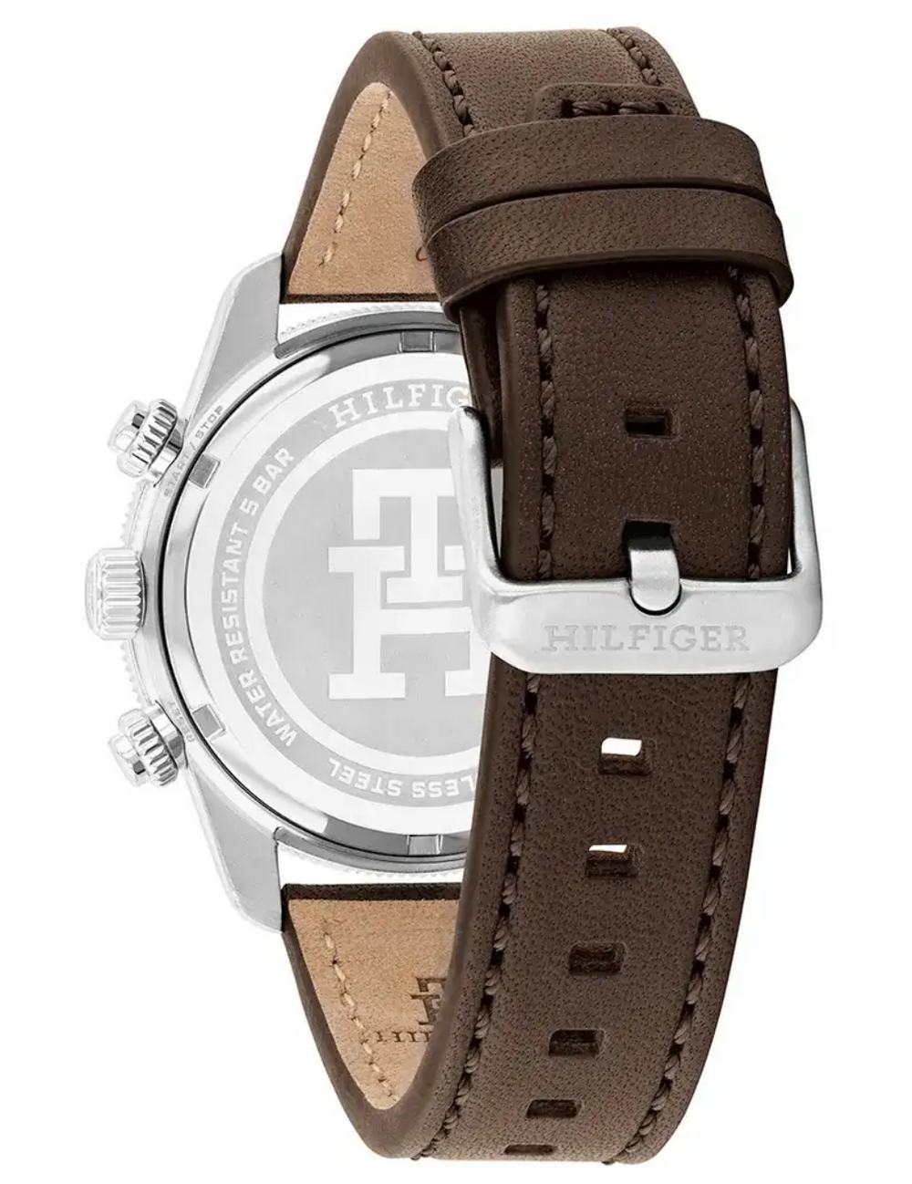 Tommy Hilfiger Mens Leather Strap Watch