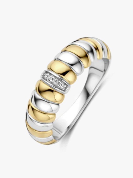 Ti Sento Milano Two Tone Ring