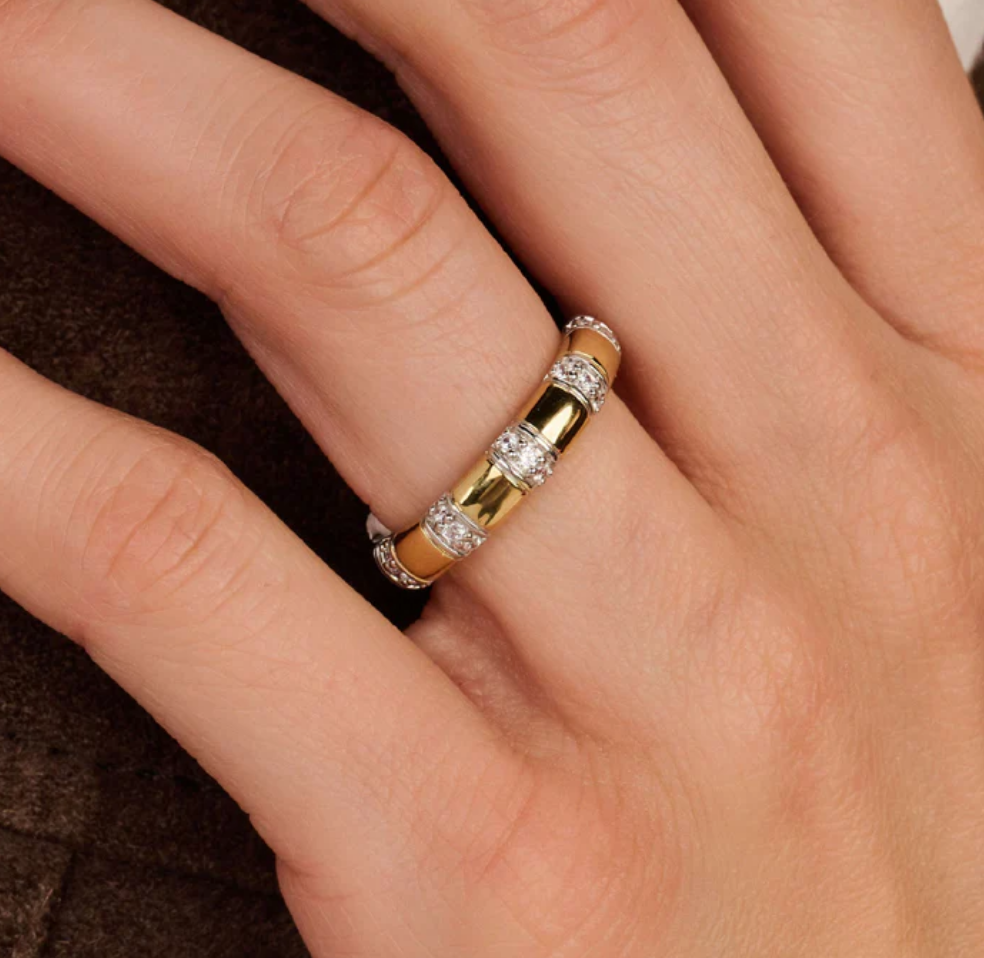 Ti Sento Vintage Zirconia Ring