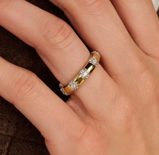 Ti Sento Vintage Zirconia Ring