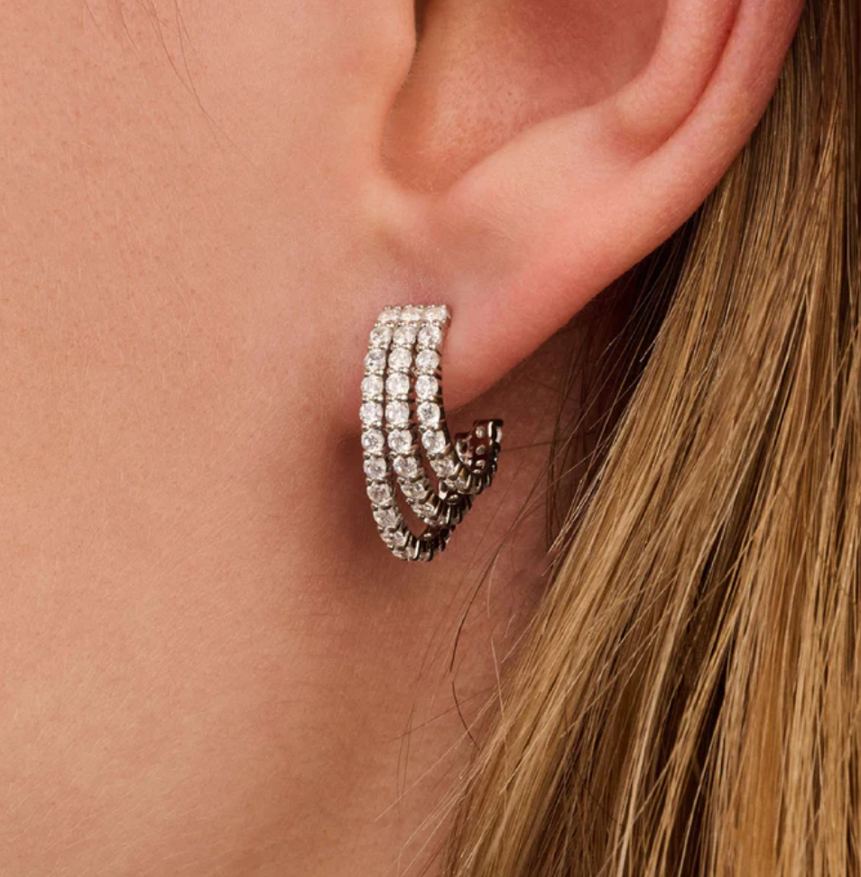 Ti Sento Stardust Zirconia Earrings