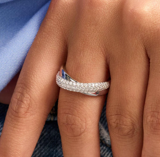 Zirconia Crossover Ring - S model