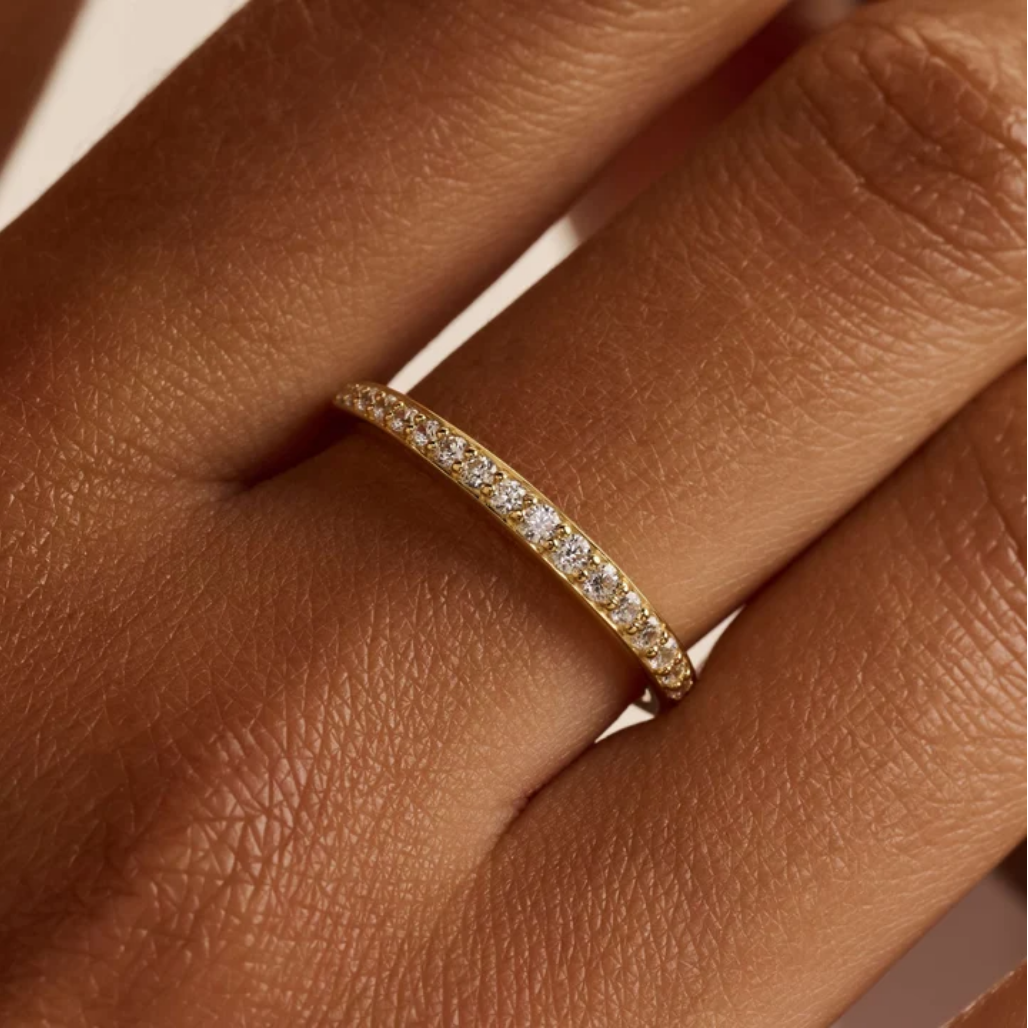 Ti Sento Thin Zirconia Ring
