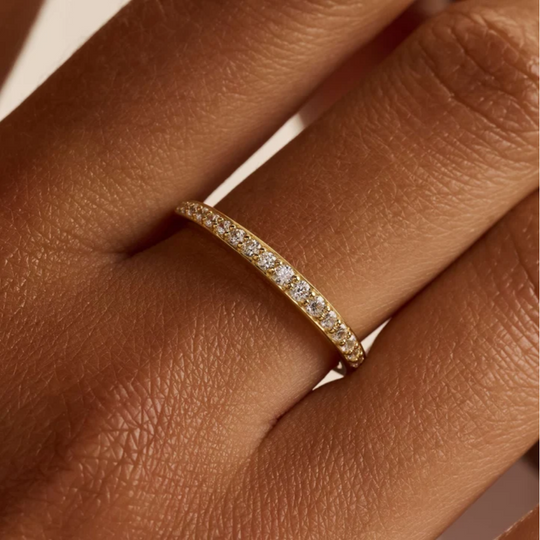 Ti Sento Thin Zirconia Ring