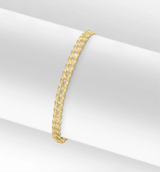 18ct Yellow Gold Vermeil 6mm Handmade Round Belcher Chain