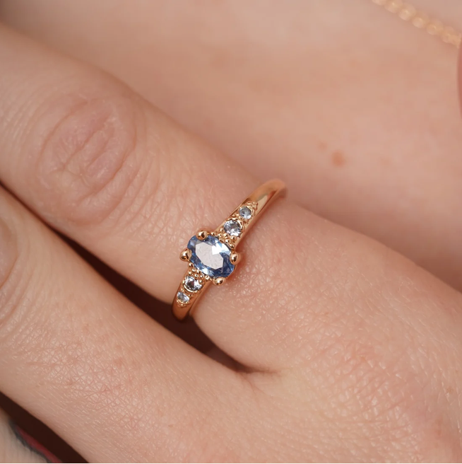 Burren Ocean Blue Ring