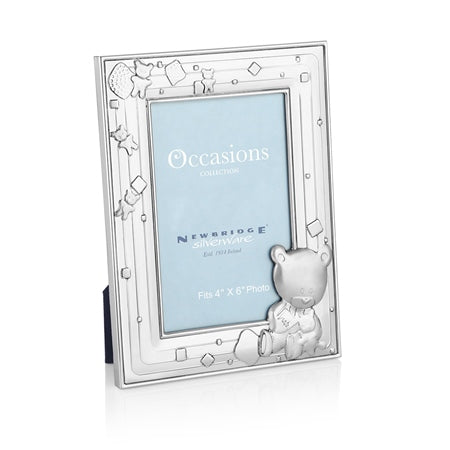 Newbridge Silverware Teddy Bear Baby Frame 4x6inch