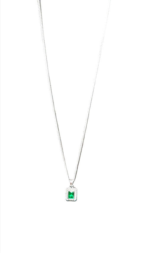 May Birthstone Necklace