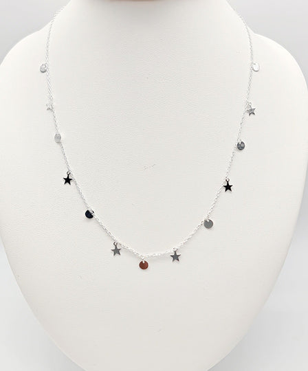 Moon And Star Necklace