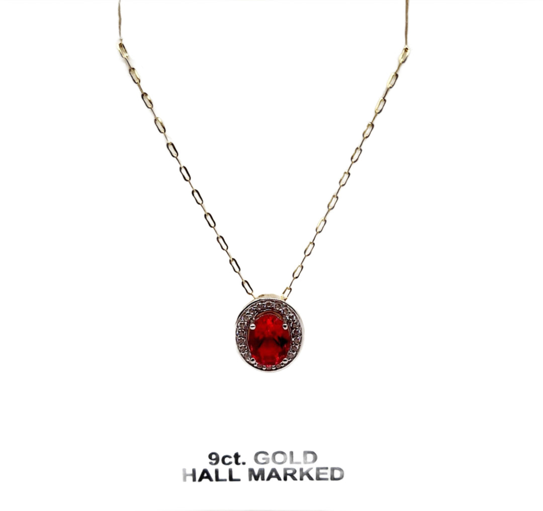 Ruby 9ct Necklace
