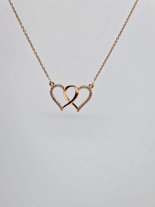 Rose Gold Heart Necklace