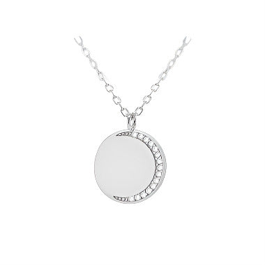 Sterling Silver Engravable Disc