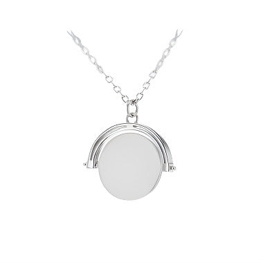 Sterling Silver Engravable Spinning Disc