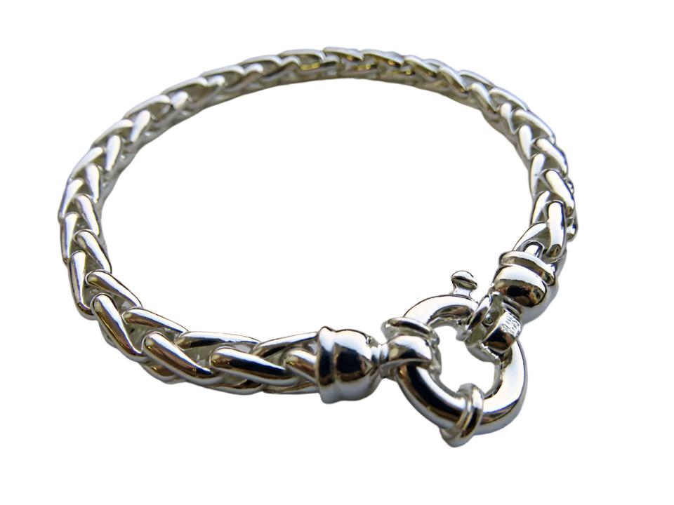 Sterling Silver Spiga Bracelet