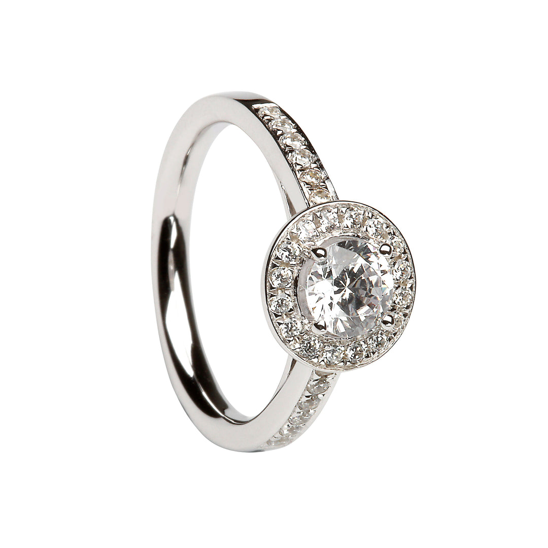 18ct Perfect Round Cut Diamond Engagement Ring
