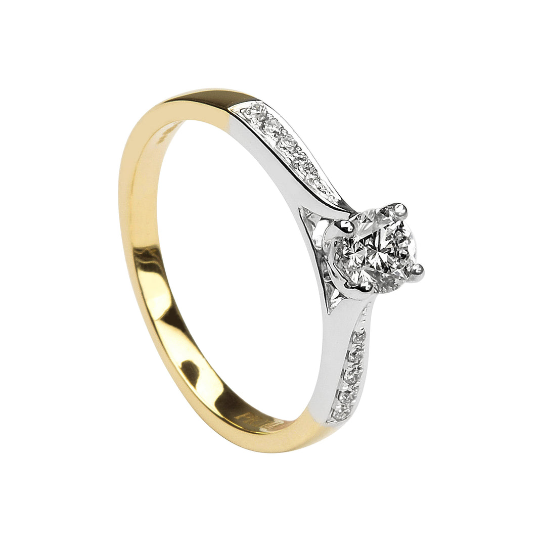 Solitaire Diamond Engagement Ring