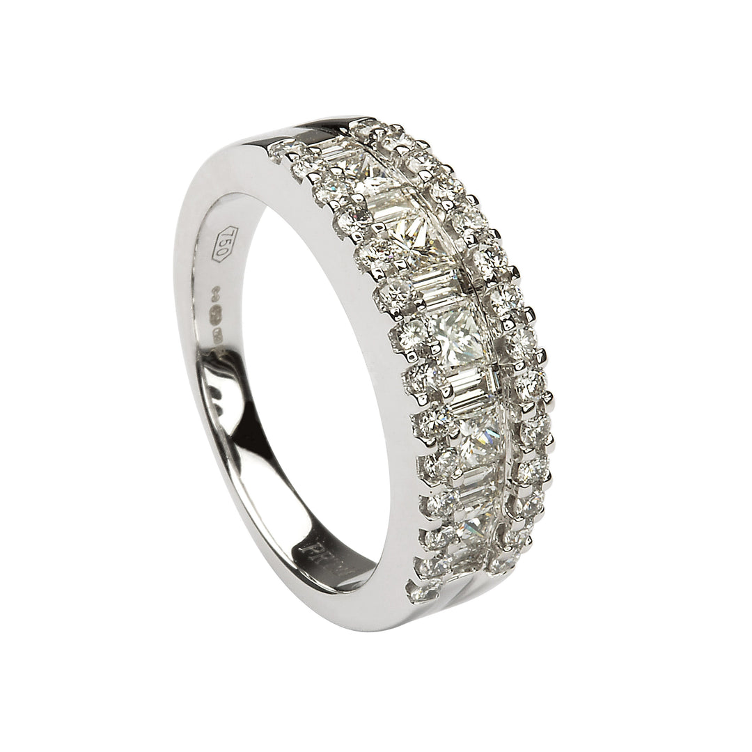 Wide Diamond Eternity Ring