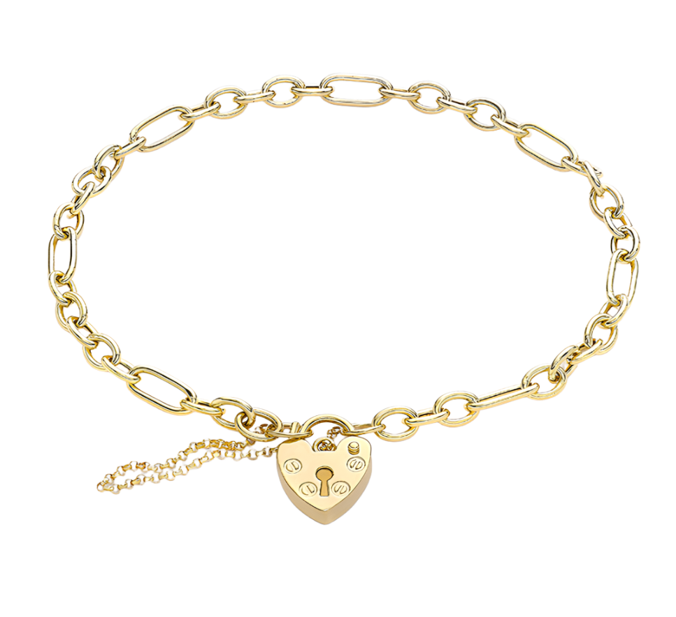 Gold safety chain for 2025 bracelet