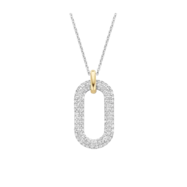 TI SENTO - Milano Oval Shaped Necklace