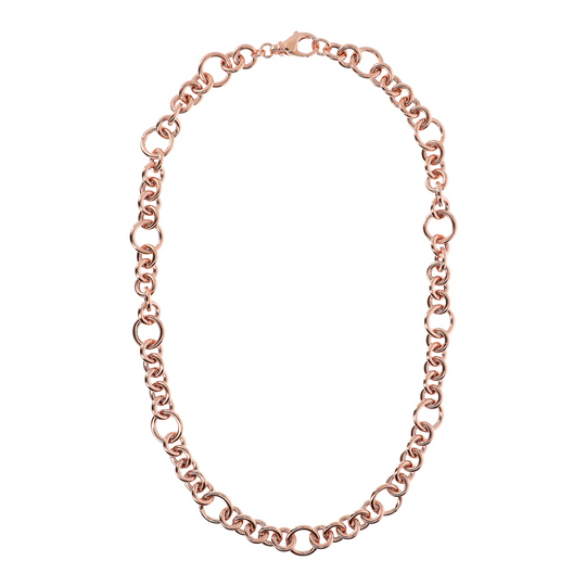 Necklace with Rolò Chain and Rings