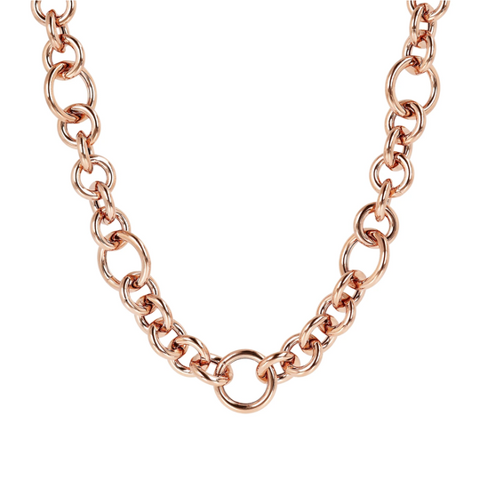 Necklace with Rolò Chain and Rings