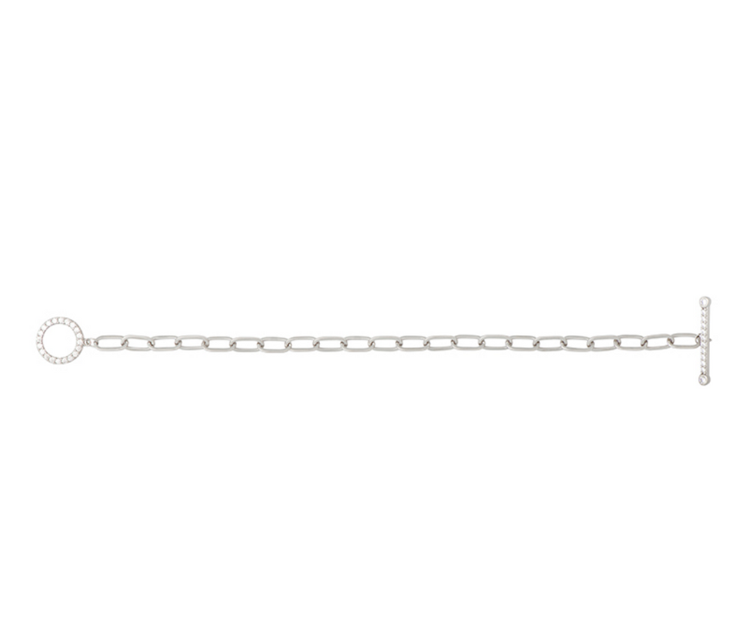 Sterling T-Bar Bracelet