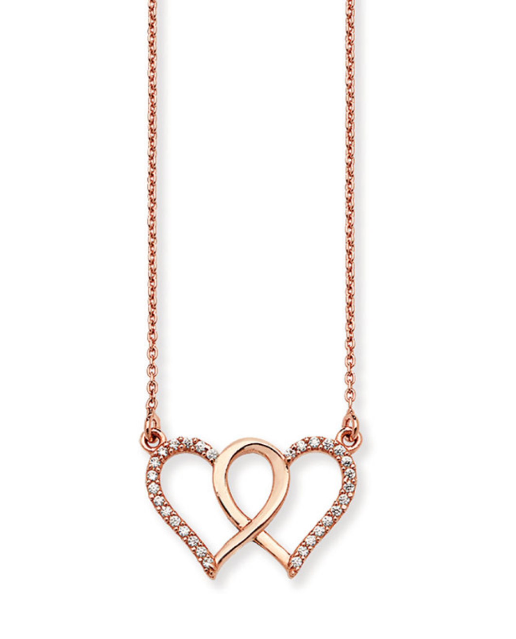 Rose Gold Heart Necklace