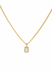 Collier Met Vintage Look Pendant Goud