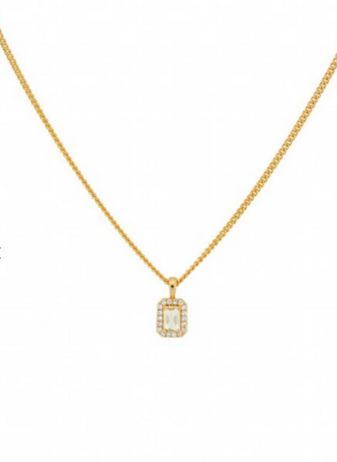 Collier Met Vintage Look Pendant Goud