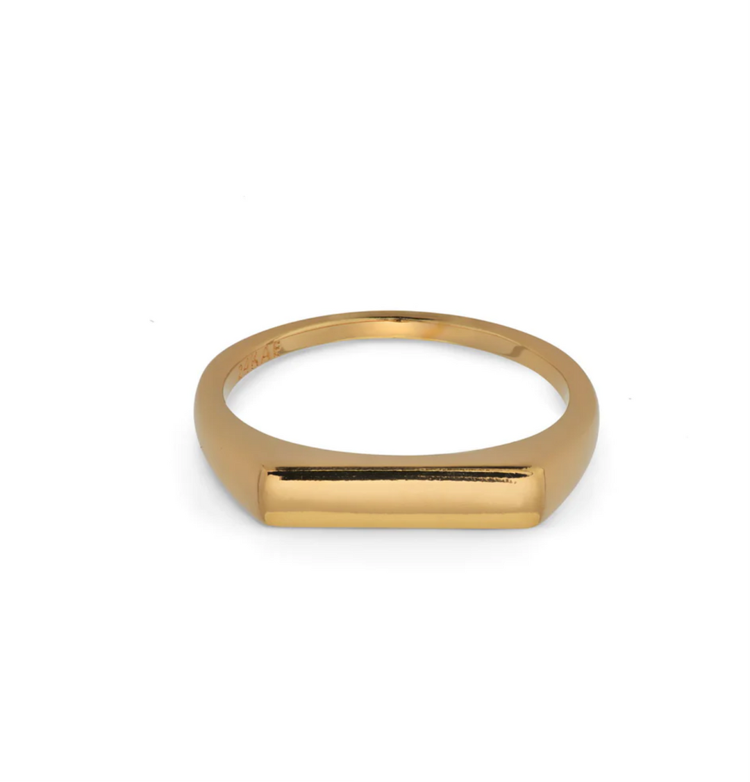 Ring With Rectangular Signet