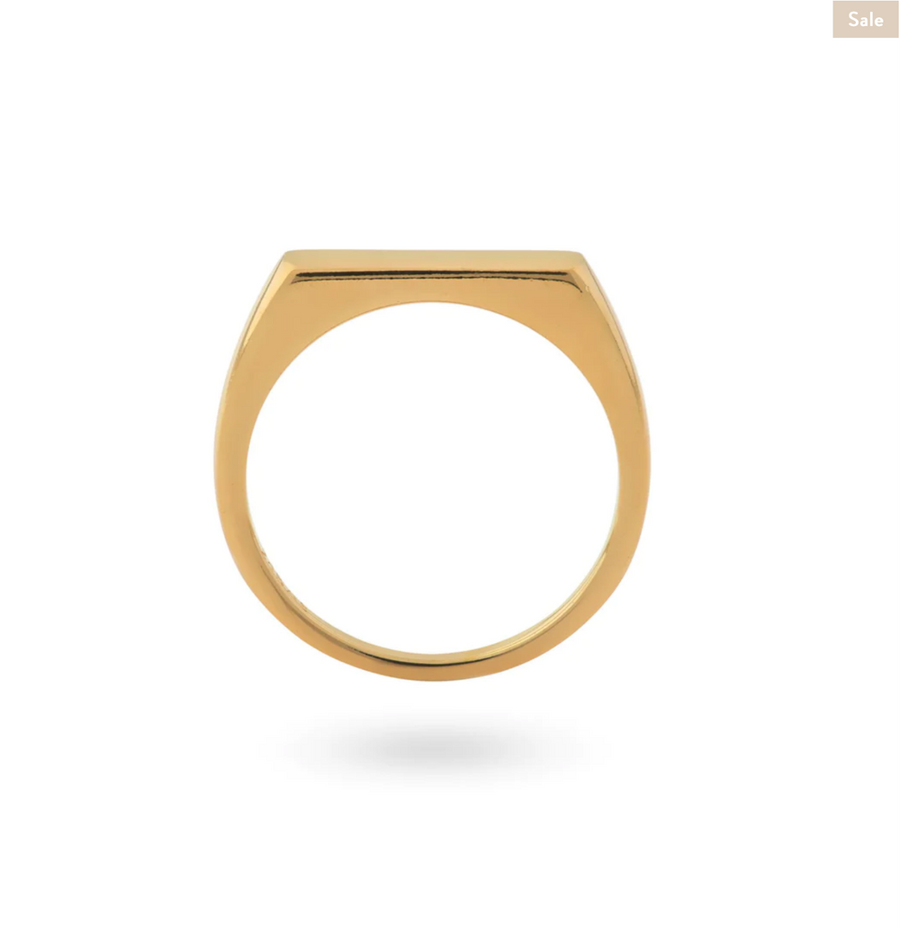 Ring With Rectangular Signet