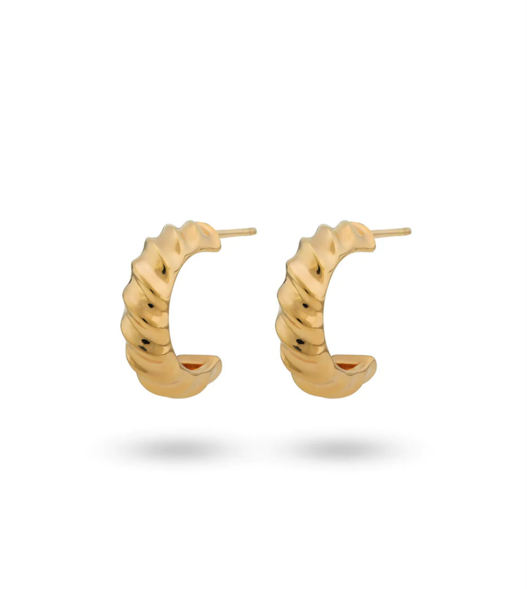 Earring Croissant Shaped