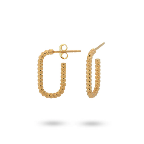 Earring With Rope Structure
