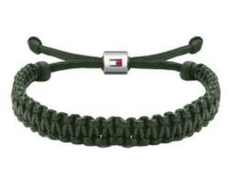 Tommy Bracelet In Green Rope